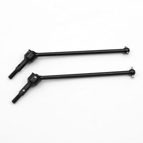 ULIIK Eje de transmisión CVD delantero/central/trasero de acero para RLAARLO Omni-Terminator RC Car (eje de transmisión delantero negro)