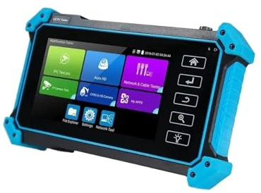 IPCTester Tester Cctv All In One 5200 Plus Telecamere Monitor Telecamere Rj45 Portatile Analogico Test Ipc Tester Poe Per Fotocamera Cftv Multi-funzioni (IPC-1800ADH PLUS)