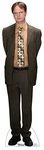 Cardboard People Dwight Schrute Life Size Cardboard Cutout Standup - The Office (TV Series)