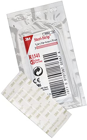 STERI STRIP R Nagelhautband - 25 x 125 mm x Ocker (50 Beutel à 4 Streifen) Art. 1548 R