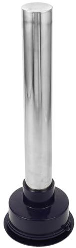 Eissäulenrohr aus Edelstahl und Kunststoff, Wiederverwendbar, Silber