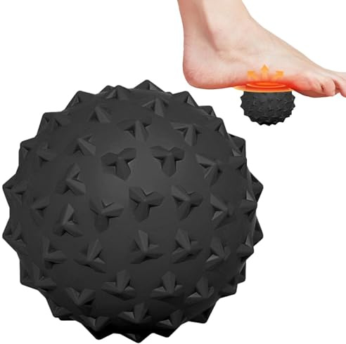 Massageball Igelball, Massagerolle mit weichen Spitzen bis fest – Massageball für Muskelschmerzen, Massageball für Triggerpunktmassage