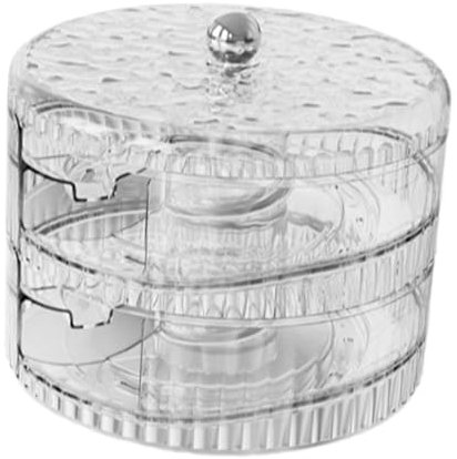 Gralara Contenitore per uova rotanti, dispenser per uova, organizer impilabile per uova, porta uova per armadio da cucina, frigorifero, armadio, Completa Il Doppio Livello