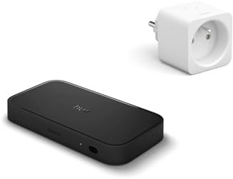 Philips Hue Pack HDMI Sync Box 8K + Prise Intelligente - Éclairage Immersif et Contrôle Intelligent