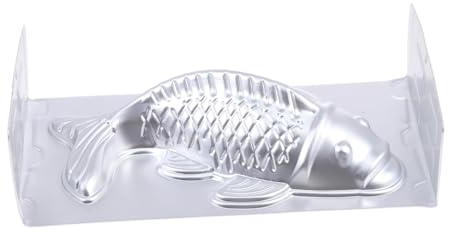 Luxshiny Stampo Per Torta Di Riso 3d a Forma Di Pesce in Alluminio Impugnatura Sicura, Piccolo Formato Da 200g Per Dessert Casalinghi e Tè Pomeridiano