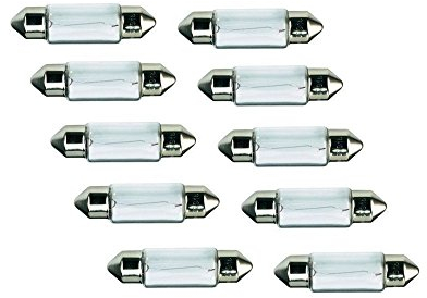 10x Kummert Business Glühlampe Halogen C5W Soffitte 36mm 5W 12V PKW Innenraum, Kennzeichenbeleuchtung