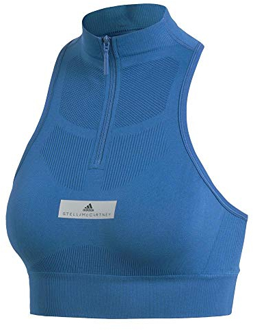 adidas Damen Training Seamless Crop-Top, Eqtblu, M