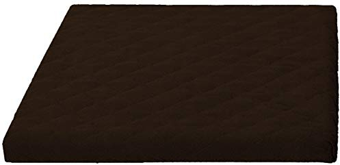 Brandsseller Housse de Protection 60 x 60 cm pour Lave-Linge et Sèche-Linge – Couvre-Machine avec Élastique – Cache rembourré - Marron
