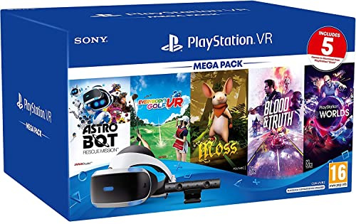 Sony Official PlayStation 4 VR Mega Pack (Slightly Damaged Packaging) (UK) (PS4/PS5)