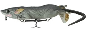FishLab BR-7-G BBZ Bio-Ratte, 19,5 cm, Grau