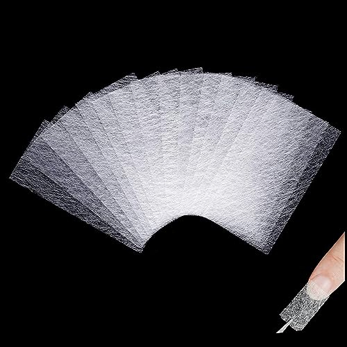 20 Pezzi Fibra di Vetro Ricostruzione Estensione Gel Acrilico per Unghie Involucro, Riparazione di Unghie Acriliche Nail Art Accessori per Unghie Carta Di Estensione Per Nail Art In Fibra Di Vetro