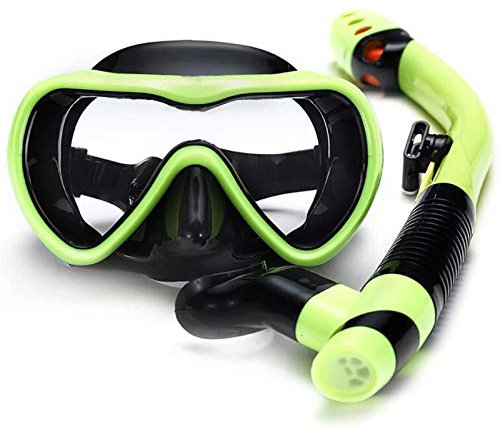 Tauchmaske, großer Rahmen, Taucherbrille, voll atmend, beschlagfrei, Schwimmbrille, Maske, Vollgesichts-Schnorchelmaske