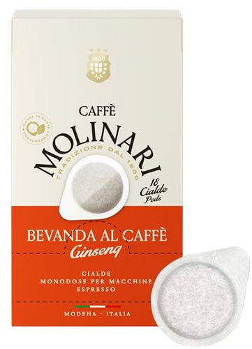 Caffe Molinari Aromatizzato al Ginseng Cialda Compostabile Filtro Carta 44mm - L' Emporio del Caffè (108)