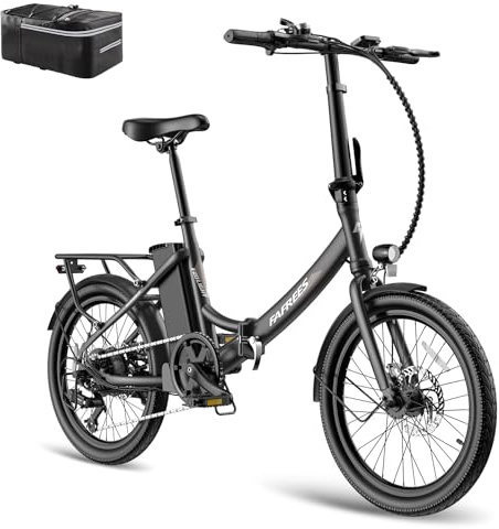 Fafrees F20 Light [ Offiziell ] E Bike Herren Klapprad 20 Zoll, Ebike Damen 36V 16,75AH Akku, E Pedelec 250W, Elektrofahrrad für Erwachsene 25km/h, City Fahrrad Elektro 120kg, E Mountainbike -Update