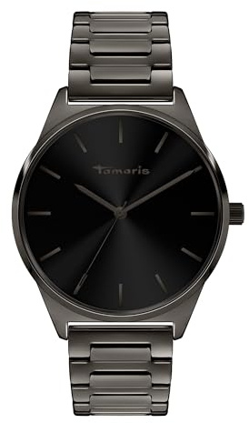 Tamaris Damen Analog Quarz Uhr mit Edelstahl Armband TT-0160-MQ