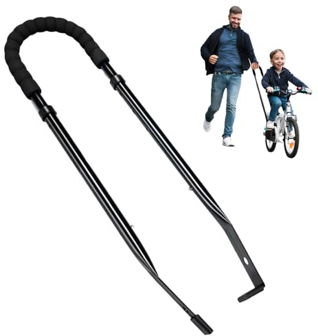 HOVCEH Children Bike Training Handle, BikeBalance Push Bar for Kids, Handle BikeBalance Push BarBike Balance TrainerHandle Adjustable Height