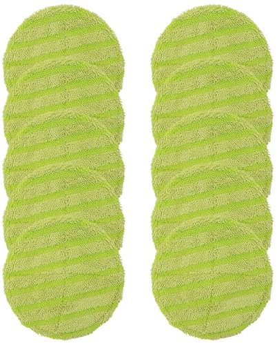 Jodriva Lot de 10 tampons de Rechange for Balai Rotatif électrique sans Fil Accessoires pour nettoyeurs à Vapeur