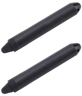 2Pcs Stylus Pens for Kids, Tablets Touch Screen Kids Stylus Pen with Tethers, for AMZ Fire and Other Touch Screen Devices (Black)
