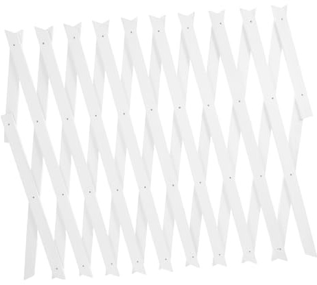 Toyvian Clôture De Jardin Treillis Panneau Bois pour Plantes Grimpantes Treillis Extensible pour Extérieur Panneau De Clôture Mural pour Plantes