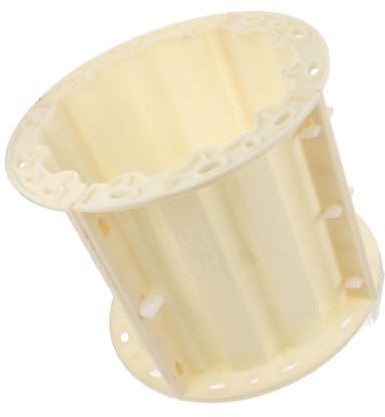 Milisten Moule à Colonnes Romaines en Plastique pour Pilier Béton Décoratif, Bricolage Villa Jardin Allée, Diamètre Standard 25 Stries Verticales, Compatible Ciment, Formation Pilier Européen