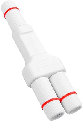 SinLoon Extensor PoE impermeable IP67 divisor POE 1 en 2 salidas, extensión de 100 m, 10/100 Mbps Ethernet al aire libre, repetidor PoE para cámara IP, Plug and Play