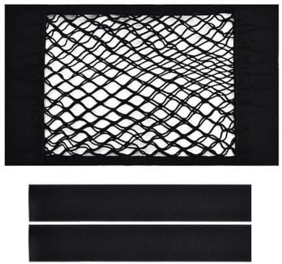 2 Pezzi Rete Portaoggetti Tasca Oganizer, 40 x 25 CM Universale Storage Mesh Net, Telo Protettivo, Organizer Tasca per Baule Universale & Elastica, Accessori Interni Gadget