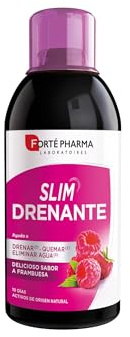 Slim drenante complemento alimenticio que asocia reina de los prados, hibiscos, rabillo de cereza, té verde y CactineaTM. Fitotrío de guayaba, alga aosa y ginseng completan la fórmula. Sabor frambuesa