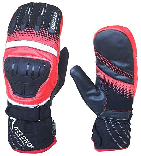 ATTONO Skihandschuhe Fäustlinge Ski Snowboard Warme Handschuhe
