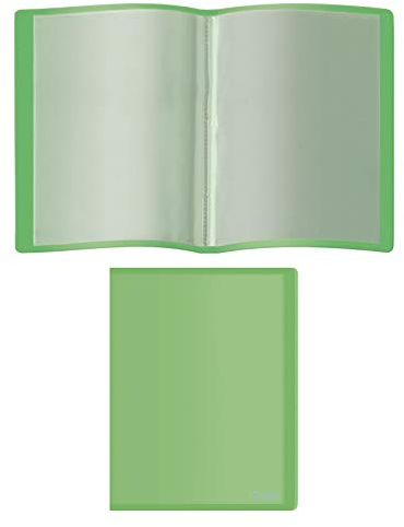 DOHE - Porte-vues PP de 10 pochettes PP (80 mic) Souple Vert