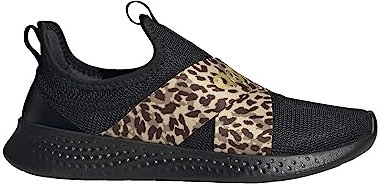 adidas Women's Puremotion Adapt Sneaker, Black/Black/Gold Metallic, 5 UK (HP6241)
