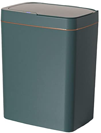 F Fityle Poubelle électrique Poubelle Poubelle Seau Poubelle capteur Poubelle pour Bureau, 18L Vert