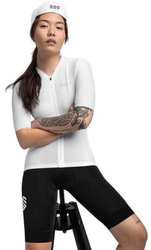 SIROKO Ultraleichtes SRX Pro Radtrikot Damen Kurzarm Fahrradbekleidung Aerodynamisch Race Fit