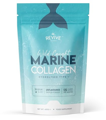 Marine Collagen Powder 400g ~ Wild Caught Whitefish ~ Supports Bone Health & Muscle Growth ~ Type I Hydrolyzed Collagen Peptides ~ Halal Certified ~ by Revive Naturals