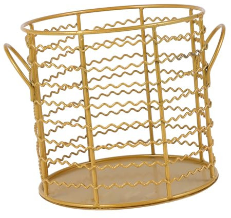 BUGUUYO Iron Art Fruit and Vegetable Storage Basket Multi-purpose Container for Organising Snacks and Eggs Portable Food Holder for Kitchen Counters Table Decor