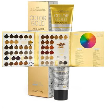 Color Gold NO Ammoniaca con argan e Keratina 100ml (8.1 biondo chiaro cenere)