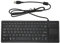 VBESTLIFE Kabelgebundene Silm-Tastatur mit Touchpad, Scherenfußstruktur, USB2.0-Unterstützung, HUB-Funktion, für Industrie, Schifffahrt, Fertigung