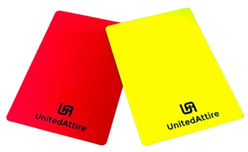 United Attire Professional Soccer Referee Cards