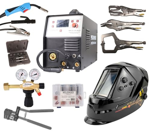 WELDINGER MEW 231 SYN dig pro MIG-MAG-Schweißinverter KFZ Aktionsset