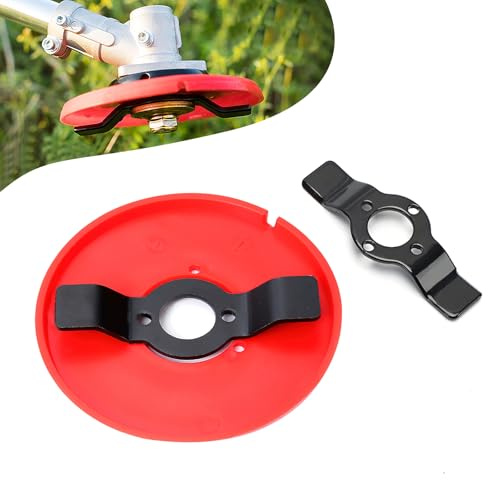 FePen Dispositif de Désherbage, Lame de Débroussailleuse, Tête de Coupe Herbe, Accessoires de débroussailleuse, Tête De Débroussailleuse à Gazon pour Les Champs De Riz et Les Terres Arides