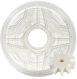 LeoPlas POM Filament 1kg 1.75mm für 3D-Druckmaterial Druckerzubehör (Weiß)