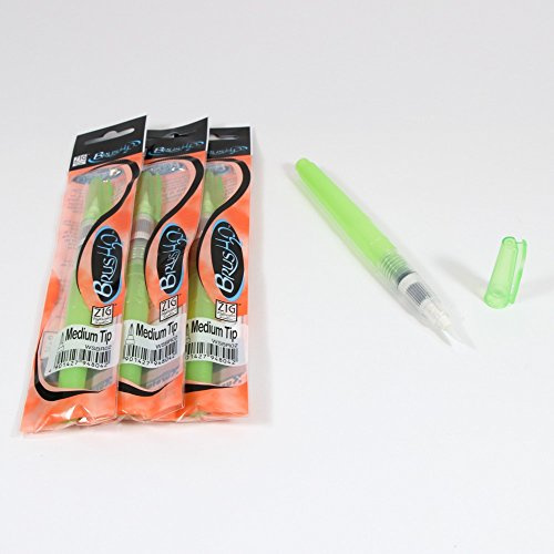 Kuretake Wassertank Pinsel 3er Set -Medium-