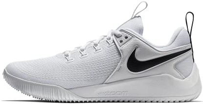 Nike Womens Zoom Hyperace 2 Volleyball Shoe nkAA0286 100 (9 M) White/Black