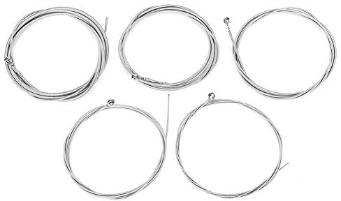 Fafeims Bass Saiten, Durable 5-Saiter E-Bass Saiten für Musikinstrumenten Ersatzzubehör