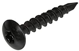 Zwarte tuinbeslagschroeven BlackLine TORX 6,0 x 40 mm T30 Voldraad 30 st.