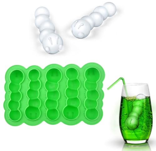 Pudding Mold Maker Ice Tray Ice Maker Ice Cube Box Caterpillar Shaped Ice Cube Tray Ice Cube Mold Whiskey Cocktails Ice Ball Maker