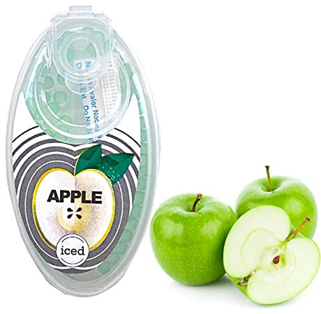 Mentolo Sfere Aromatiche, 100/200 Palline Capsule al Mentolo, Capsule per Sigarette con Asta Filtrante, Filtro per il Mentolo Fai da Te con Gusto Flavour (Mela verde,200 cápsulas)