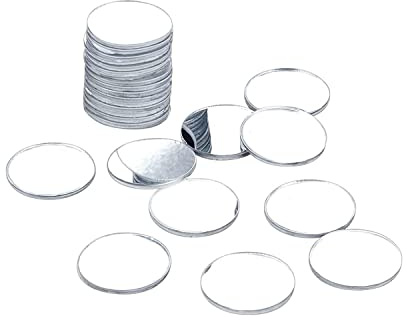 DARENYI 20 Stück Klebespiegel Mini Spiegel zum Kleben,3cm Runde Glasspiegel | Klein Spiegels Spiegelfliesen Dekospiegel Selbstklebend Wandspiegel für DIY Wand Deko,Badezimmer,Schlafzimmer,Handwerkskunst