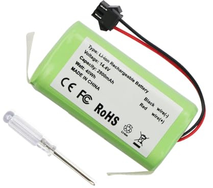Batería Robot Aspirador ANTIEE N79-G Conga 990 999 1790 2290 Repuesto | 14,4V 2800mAh, celda ciclos largos compatible gamas 950 951 952 1090 Eternal Flash Perfect&Clean