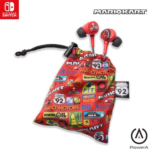 Wired Earbuds for Nintendo Switch - Mario Kart Motors