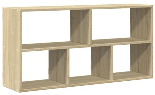 vidaXL Wandregal Sonoma-Eiche 100x25x50 cm Holzwerkstoff